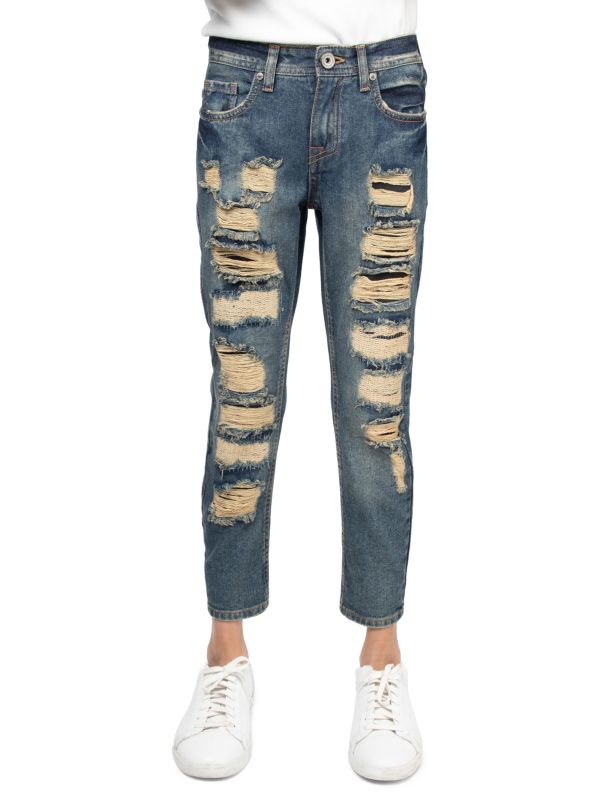 X Ray ?Little Boy's Distressed Slim Jeans